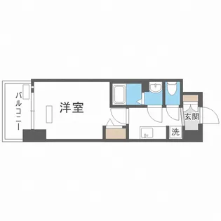 プレサンスOSAKADOMECITYクロスティ【11階】の間取り