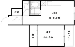 エバーグリーン【2階】の間取り