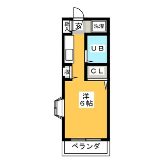 シャロンローズ【2階】の間取り