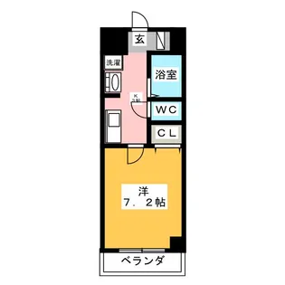 ふらっとスペース・ならわ【4階】の間取り