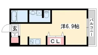 ヴィアノEAST【2階】の間取り