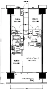 シティテラス前橋広瀬川【6階】の間取り