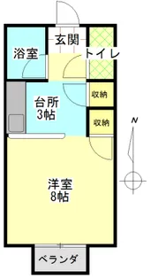 ブランドルコーポ【2階】の間取り