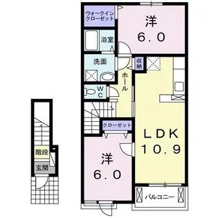 エスペール21 吉野C【2階】の間取り