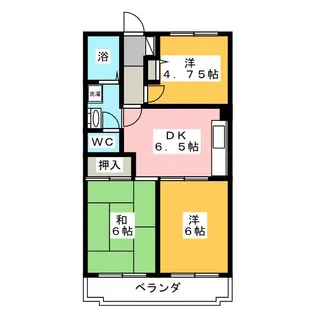 つつじが丘ヒロック【1階】の間取り