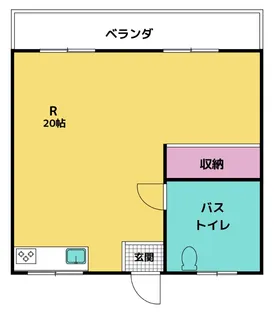 清流マンション【1階】の間取り