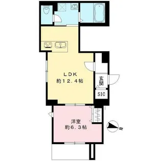 ルミナーレ リーフ(ルミナーレリーフ)【1階】の間取り