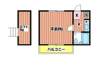美野和コーポ【2階】の間取り