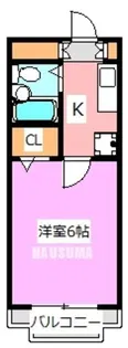 ラミアール佐々木【2階】の間取り
