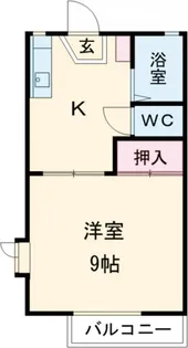 ラ・メゾン・ローズ【2階】の間取り