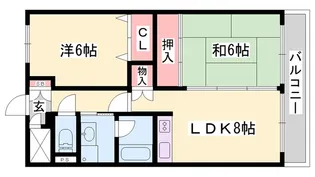 フレグランス大日【3階】の間取り
