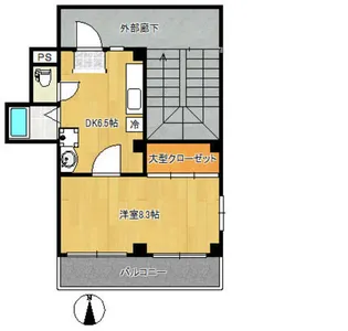 ブリオン関町【4階】の間取り