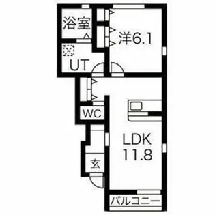 Morgenrote南沢 (モルゲンレーテ南沢)【1階】の間取り