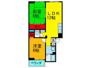 ノルエスタ上島1号館【3階】の間取り
