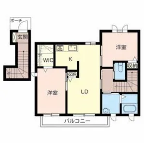 シャーメゾン ヴィアーレ【2階】の間取り