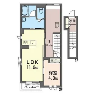 グリーンガーデンあざみ野【2階】の間取り