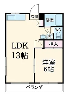 昭和コーポ川口【1階】の間取り