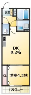 アート都島毛馬【1階】の間取り
