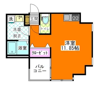 ベルクレスト【2階】の間取り