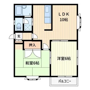 平成ハイツ【1階】の間取り