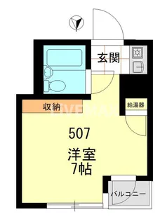 ロジマン西麻布【5階】の間取り