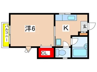 グレイシャス平和台【2階】の間取り