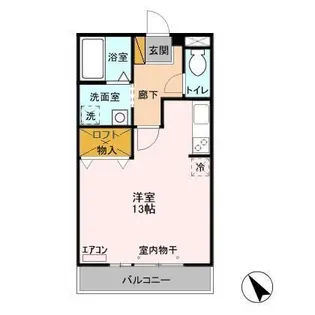 エスポワール I【2階】の間取り