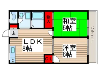 エクセル大塚PART2【1階】の間取り