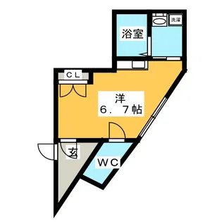 ALLEY HAUS【1階】の間取り