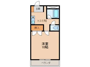 レジデンスええとこ【1階】の間取り