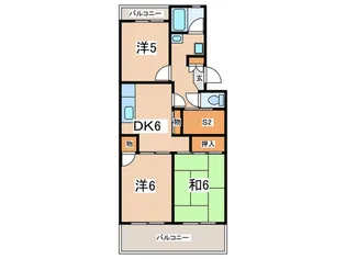 メゾン広田II【1階】の間取り