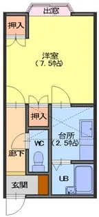 第1パークハイム城北【2階】の間取り