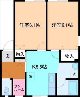 ドミールV【1階】の間取り