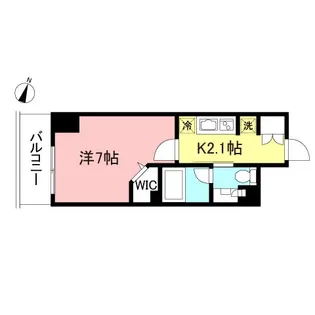 プライムメゾン初台【12階】の間取り