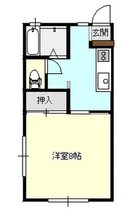 グリーンシティ盛南【1階】の間取り