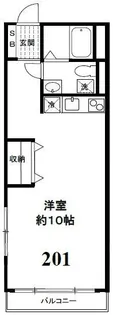 グロリアハイツ【3階】の間取り