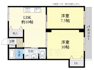 レオハイム須賀【2階】の間取り
