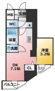 プレリス花の木オルディア【4階】の間取り