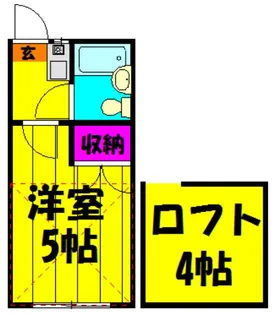 ルミエール三田【1階】の間取り