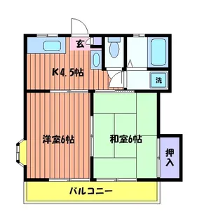 メゾンドマリアージュ【1階】の間取り