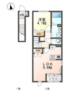 レミリア【2階】の間取り