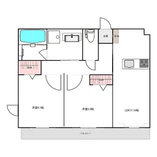 Sakura Residence【2階】の間取り