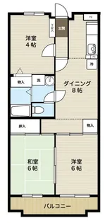 サンモール鶴川【2階】の間取り