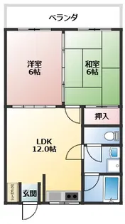 ホワイトテラス【4階】の間取り