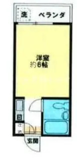 グリーンハイツハマダ【1階】の間取り