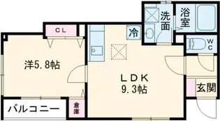 FIORE2【1階】の間取り