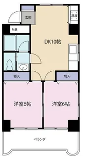 オーズフィールド【7階】の間取り