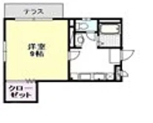 ビームVIII【1階】の間取り