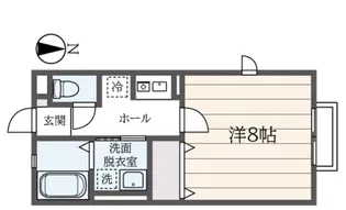 ハイムモントレー【1階】の間取り