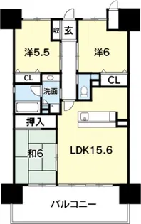 アルファステイツ新町【13階】の間取り